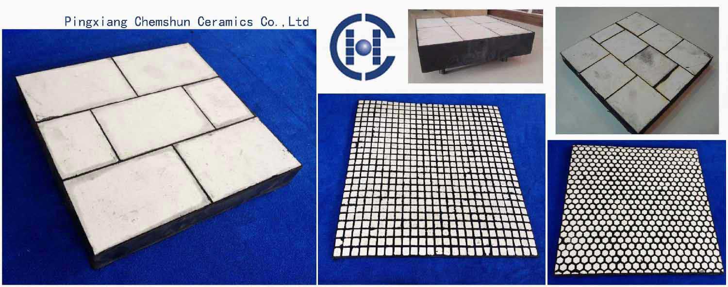 rubber ceramics rubber ceramic steel compsition