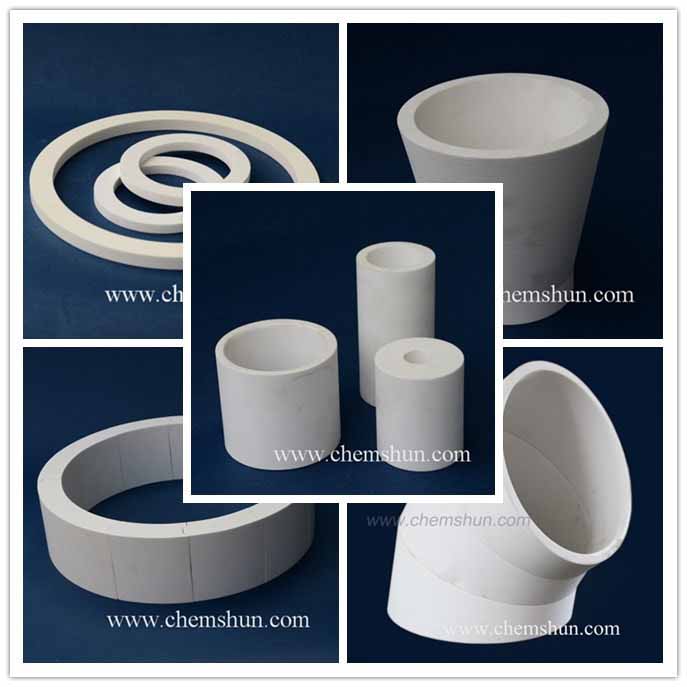 Pingxiang chemshun alumina pipe liner 