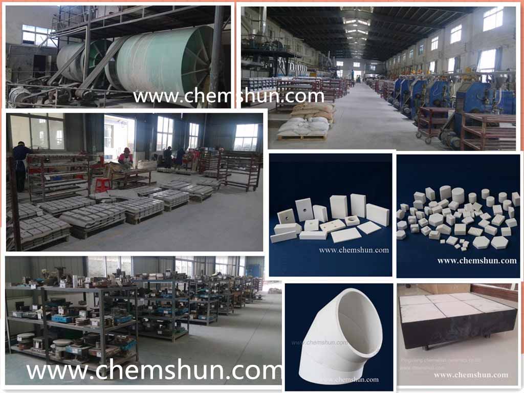 Pingxiang  chemshun alumina ceramic linings 