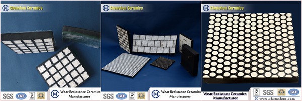 rubber ceramic wear liner