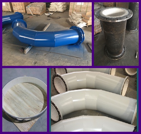 ceramic elbow pipe liner