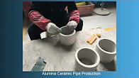 Abrasion Resistant Ceramic Pipe Liner Production