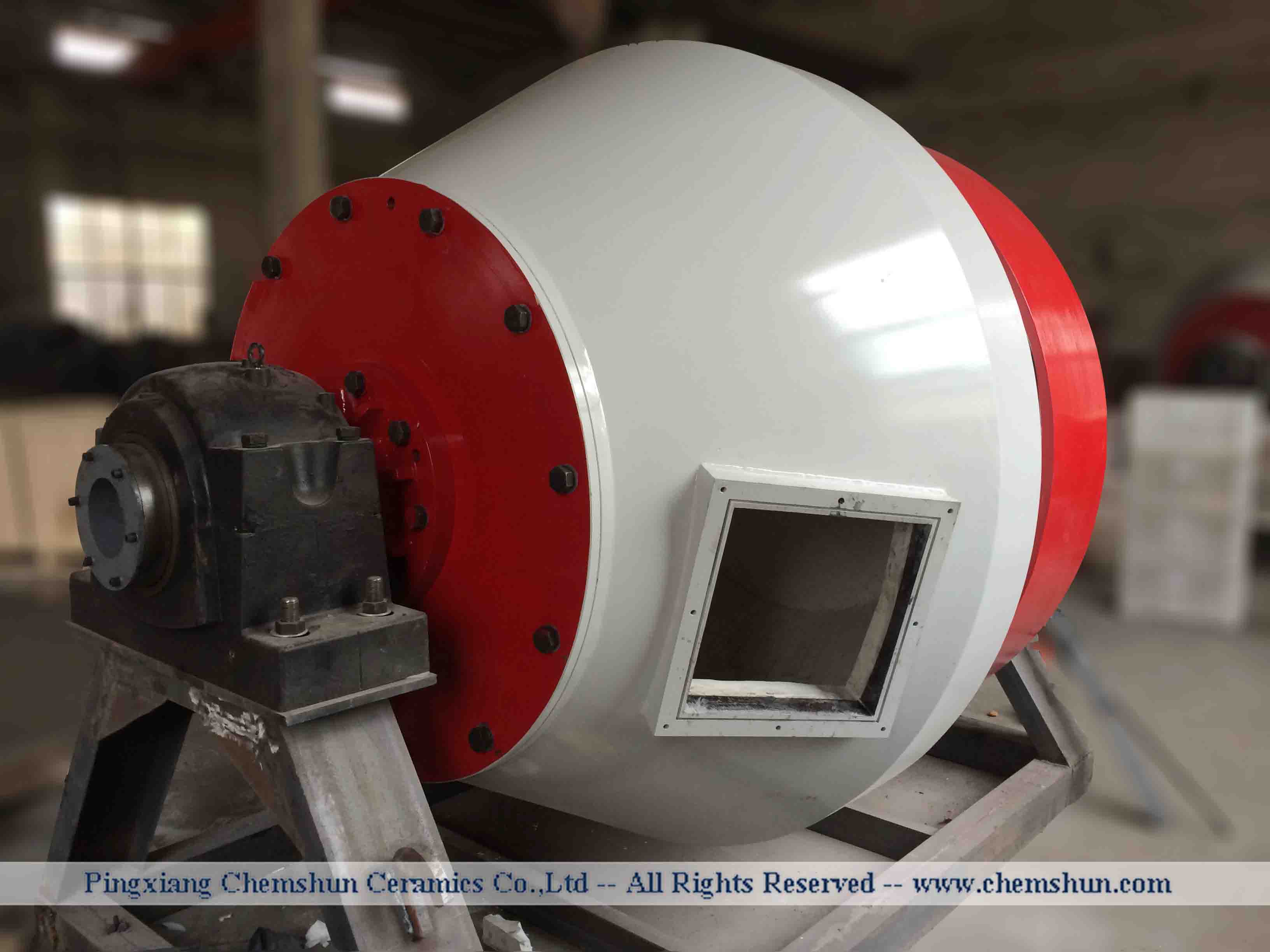 Ceramic Lined Glaze Ball Mill