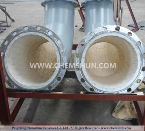 wear resistant ceramic composite tube