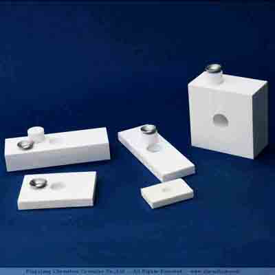 Weldable alumina tile