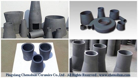 Chemshun Ceramics- Silicon carbide cyclone liner as wear resistant linings Chemshun Ceramics- Silicon carbide cyclone liner as wear resistant linings
