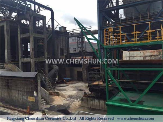 Pingxiang Chemshun alumina ceramic wear resistant tiles for Coking Plant Pingxiang Chemshun alumina ceramic wear resistant tiles for Coking Plant