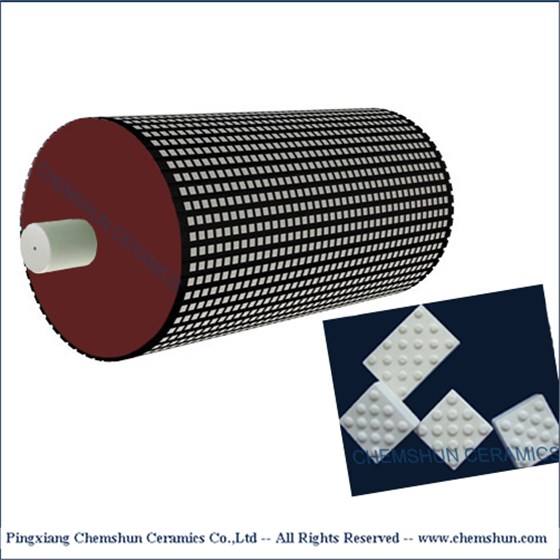 alumina ceramic block with dimples alumina ceramic block with dimples