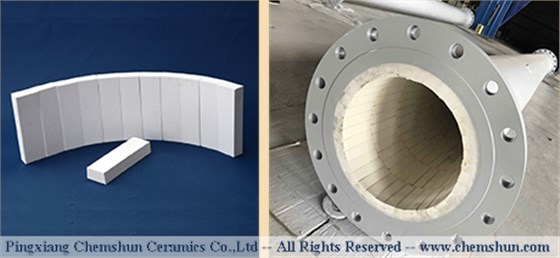 chemshun wear resistant ceramic tile lined steel pipe chemshun wear resistant ceramic tile lined steel pipe