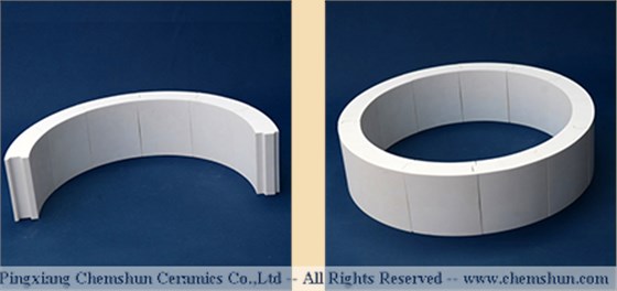 Chemshun wear resistant curved tile liner Chemshun wear resistant curved tile liner